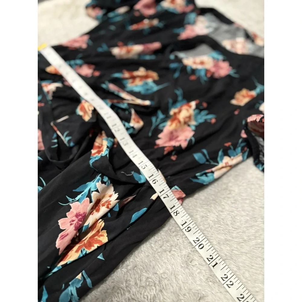 New Torrid A Line Floral Multicolor Womens Dress Challis Plus‎ 1X NWT 14-16